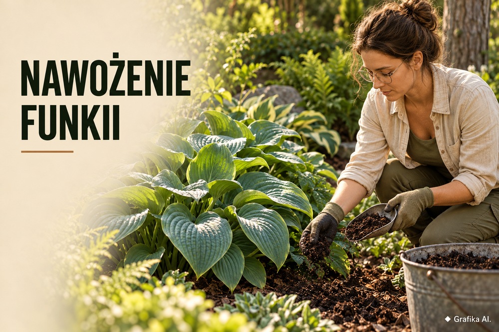 Nawożenie funkii: jaki nawóz, kiedy podawać i jak uniknąć miękkich liści – ilustracja