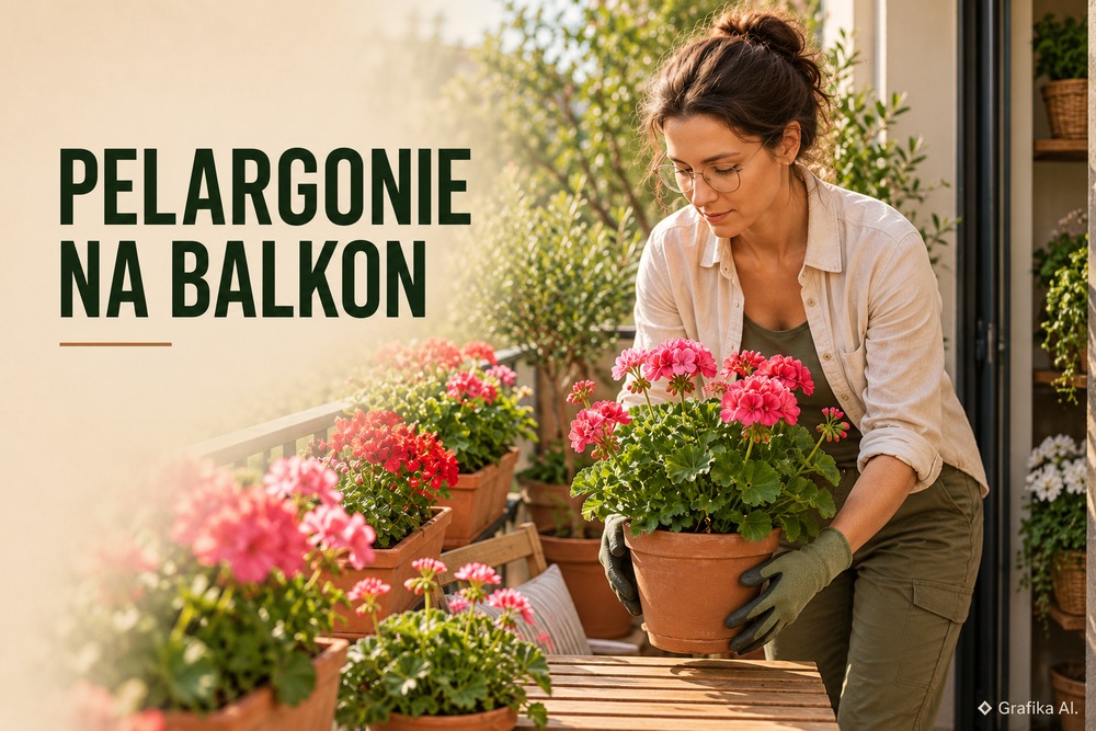 Kiedy wystawić pelargonie na balkon? Temperatura nocą, hartowanie i plan awaryjny – ilustracja